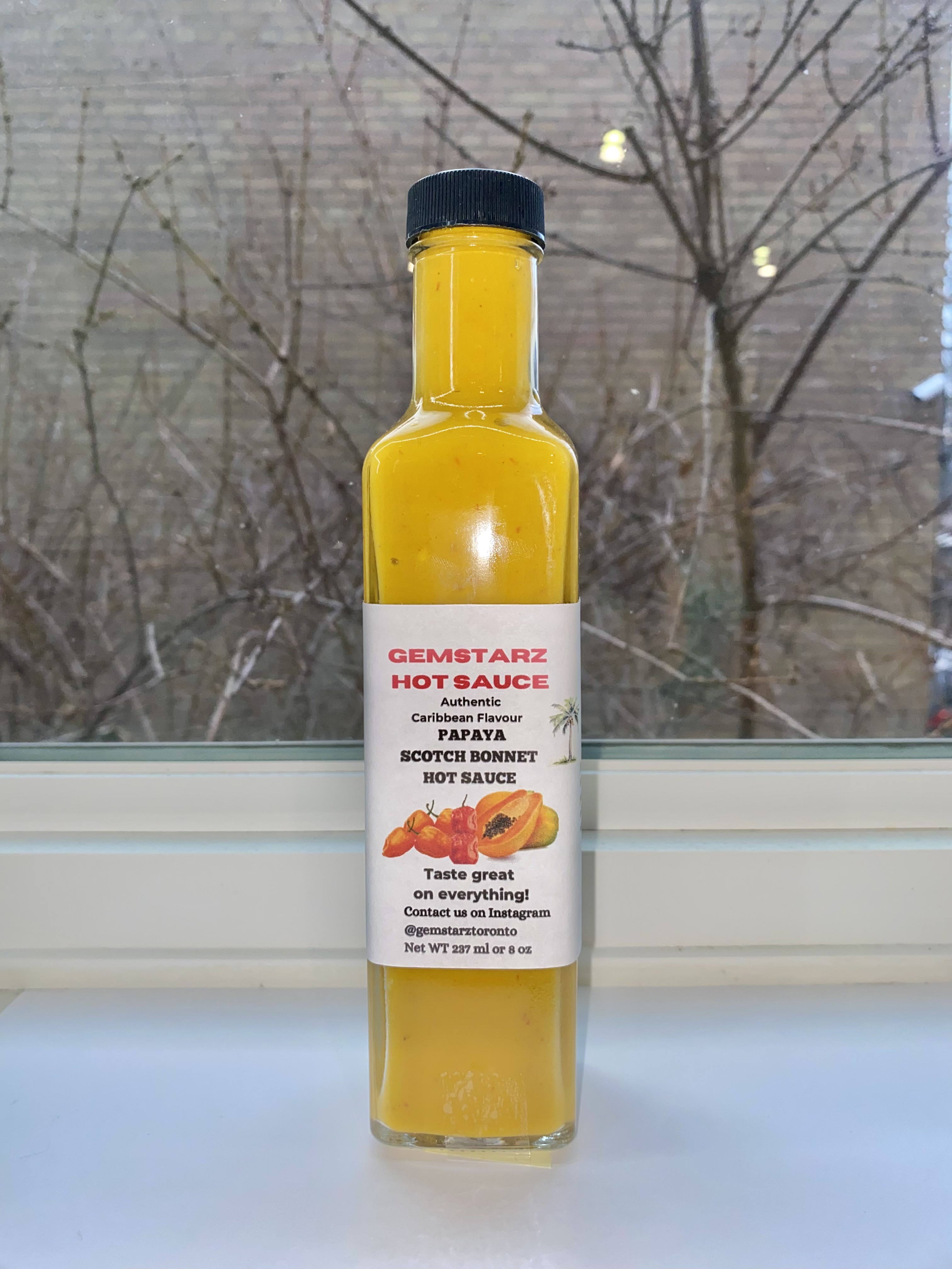 Large Papaya Hot Sauce